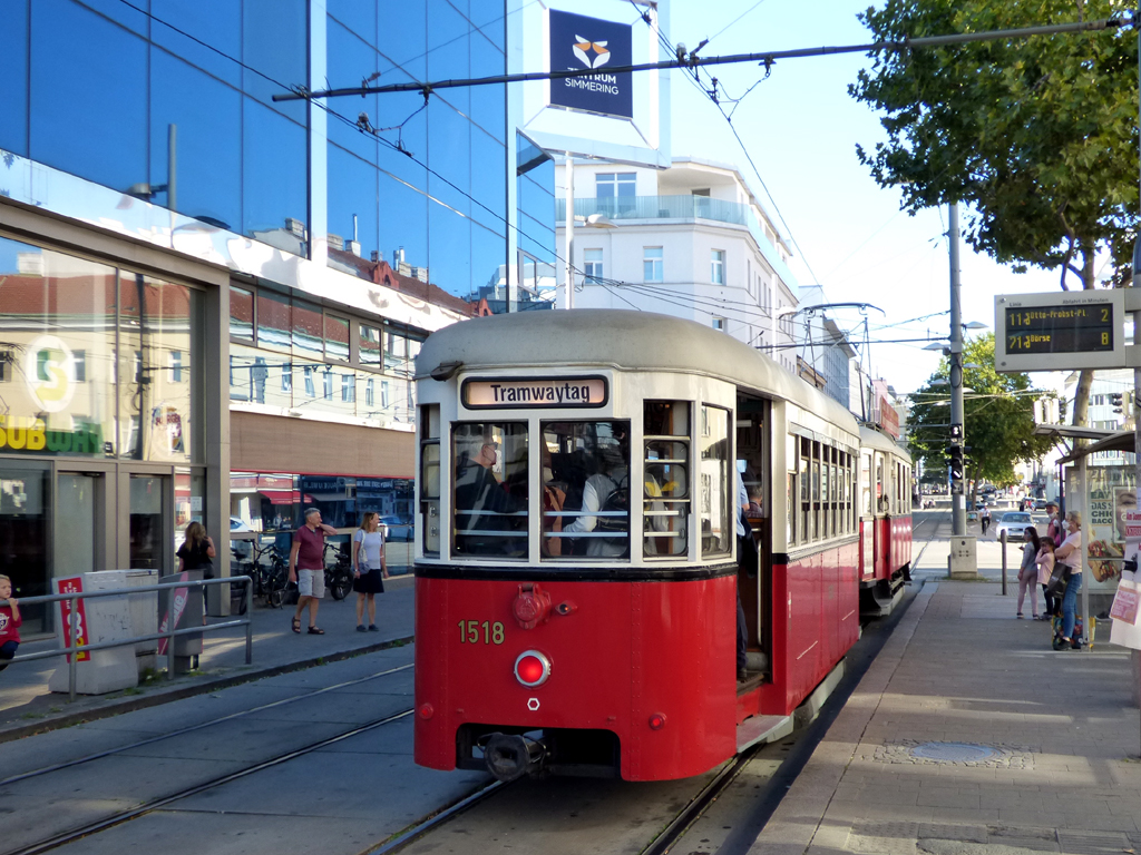 Вена, Lohner Тype k6 № 1518; Вена — Tramwaytag 2021