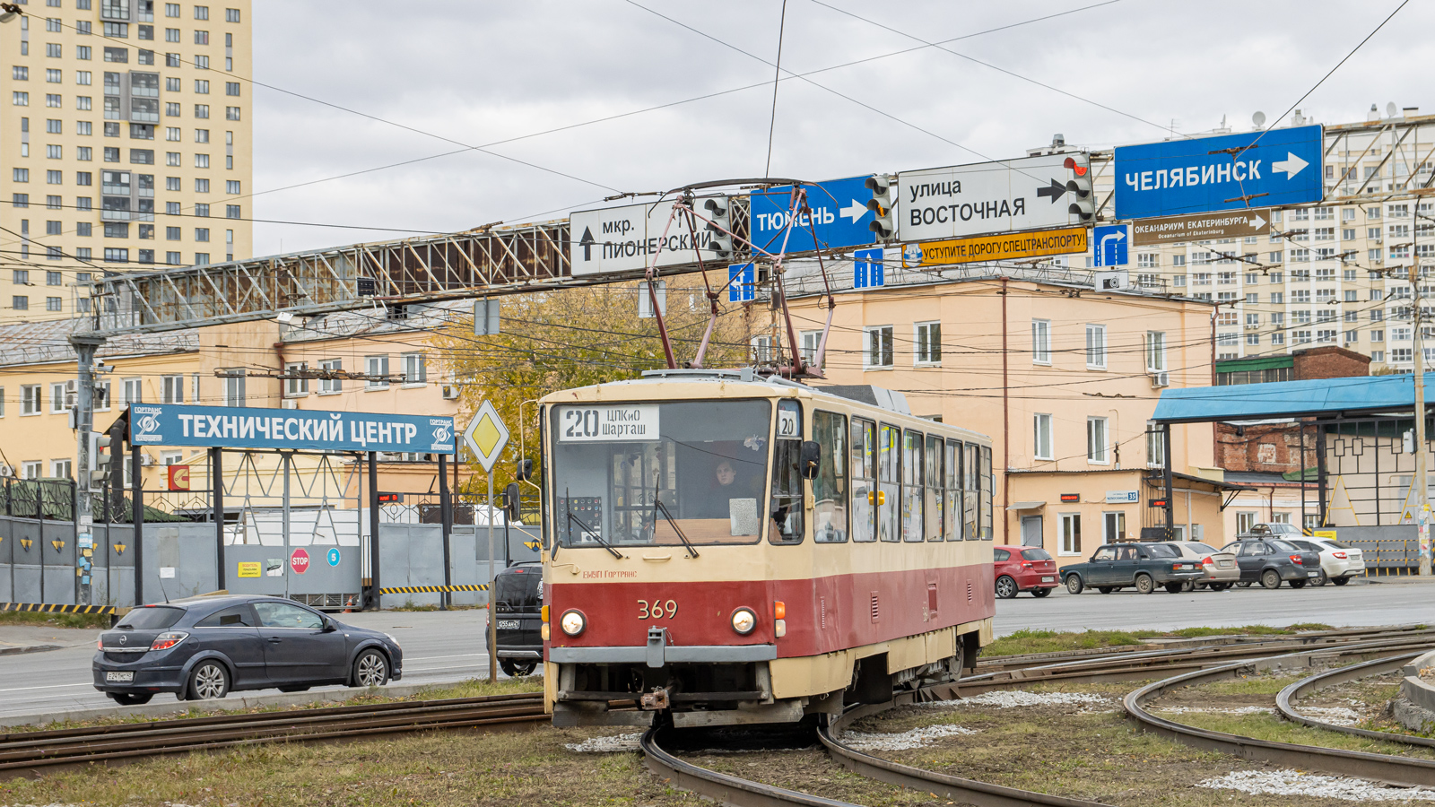 Екатеринбург, Tatra T6B5SU № 369