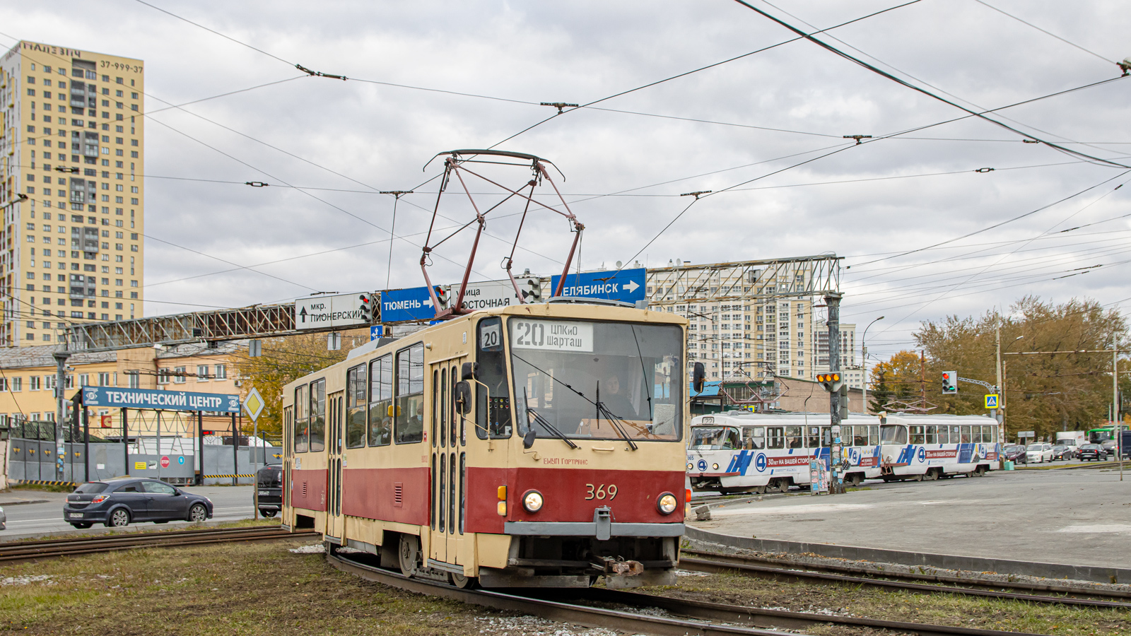 Екатеринбург, Tatra T6B5SU № 369