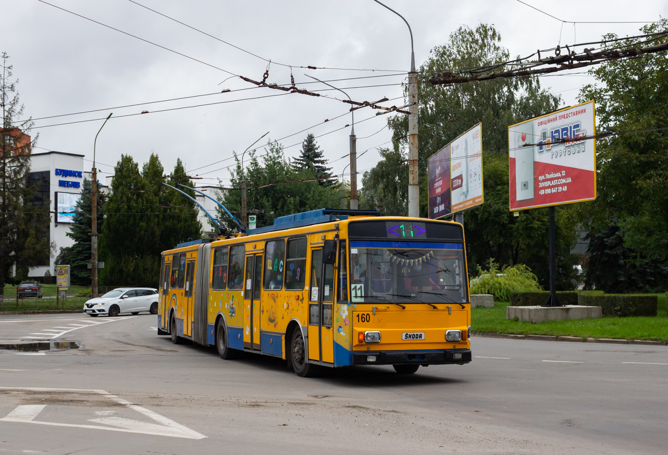 Тернополь, Škoda 15Tr13/6M № 160
