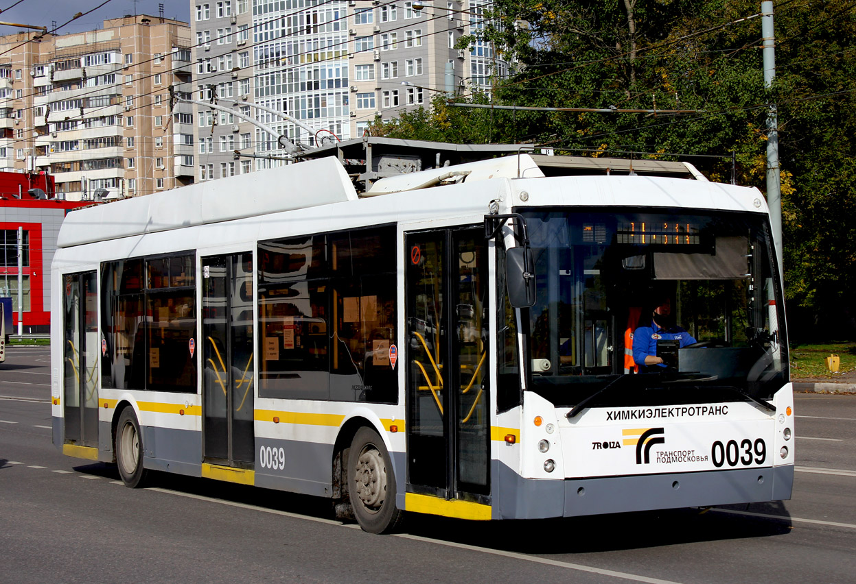 Химки, Тролза-5265.00 «Мегаполис» № 0039
