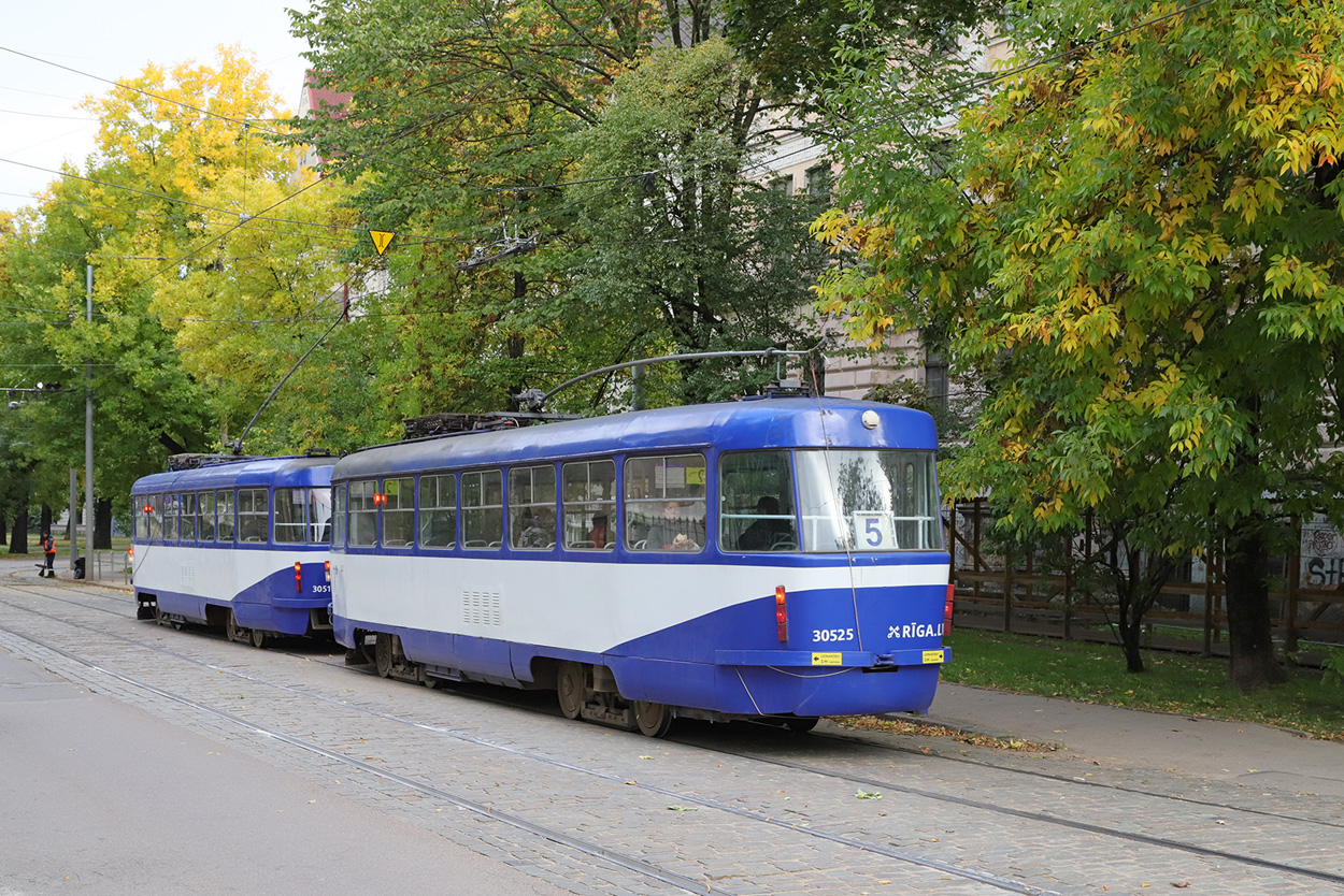 Рига, Tatra T3A № 30525