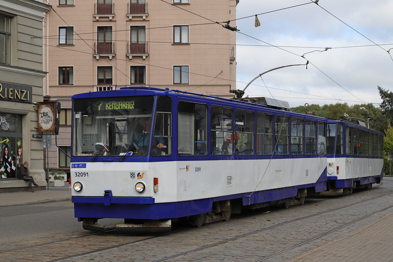 Рига, Tatra T6B5SU № 32091