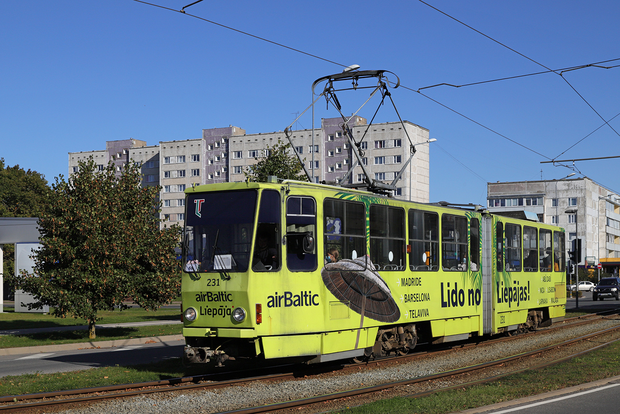 Лиепая, Tatra KT4SU № 231