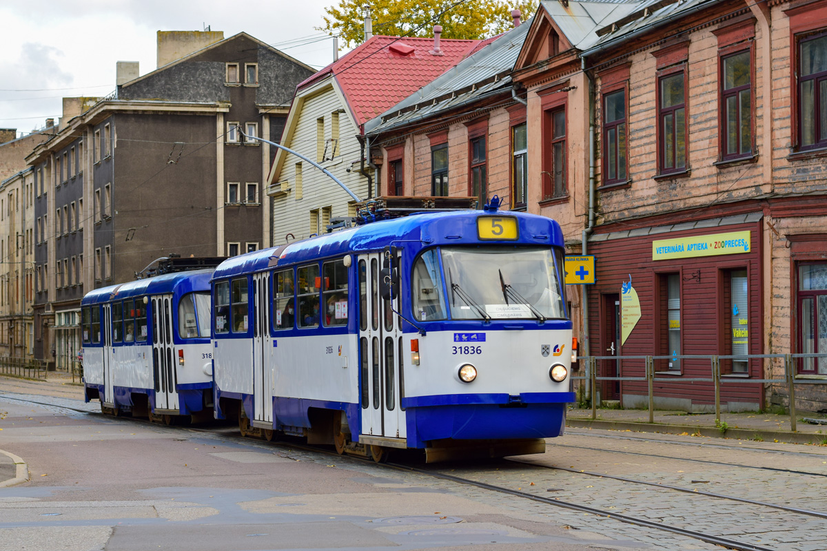 Рига, Tatra T3A № 31836