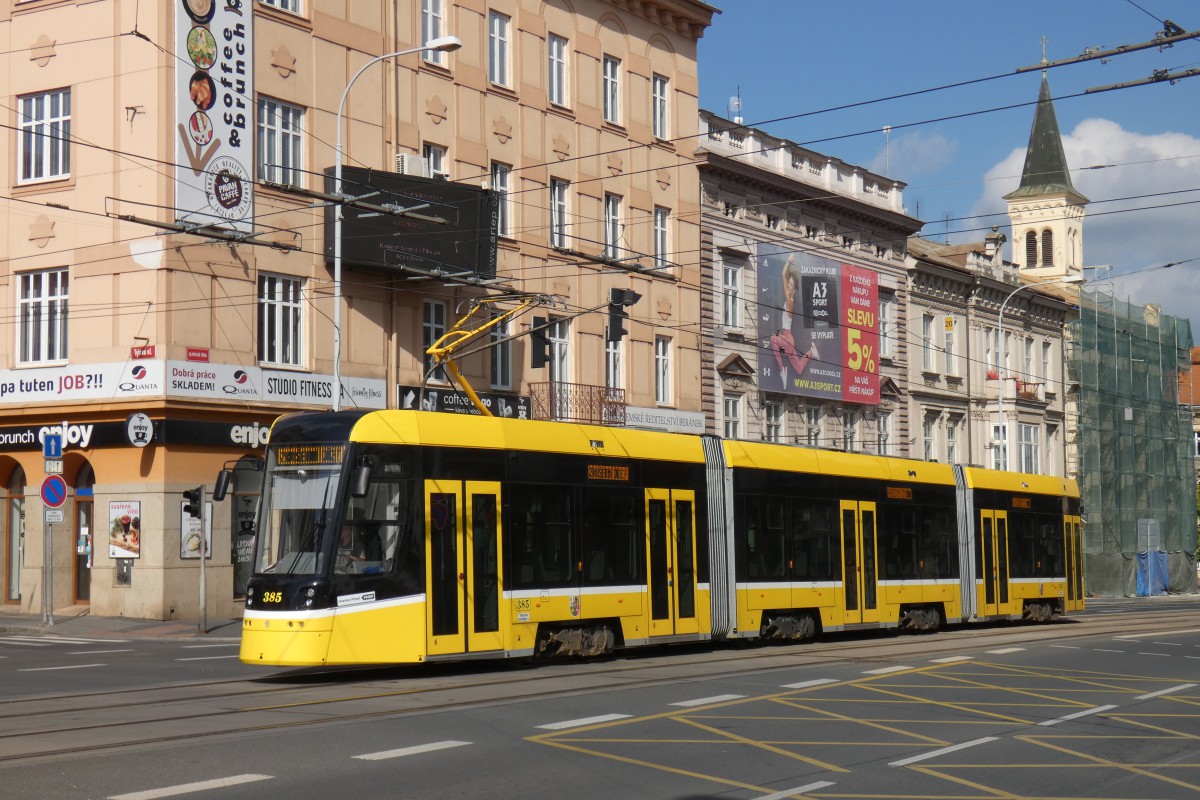 Пльзень, Škoda 40T ForCity Smart № 385