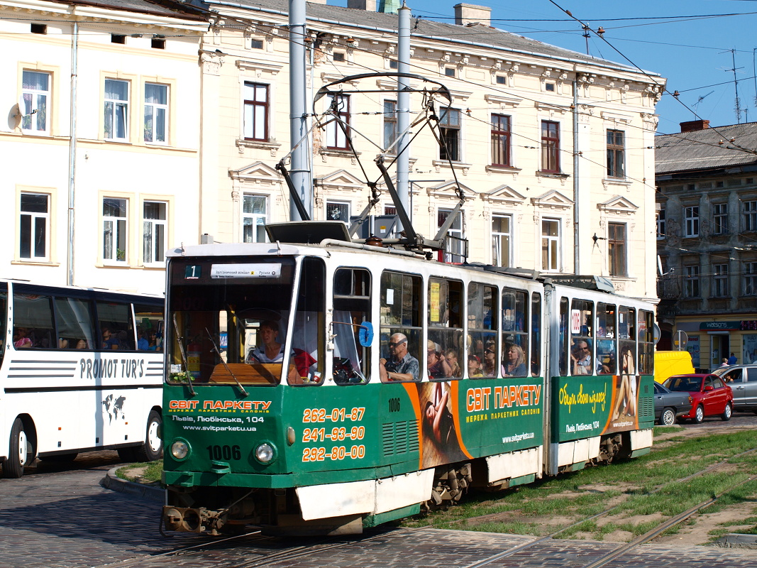 Львов, Tatra KT4SU № 1006