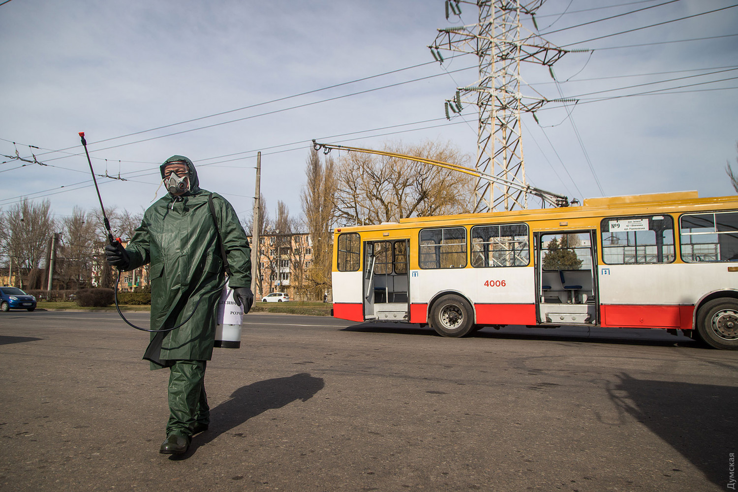 Одесса — Одесский транспорт во время карантина