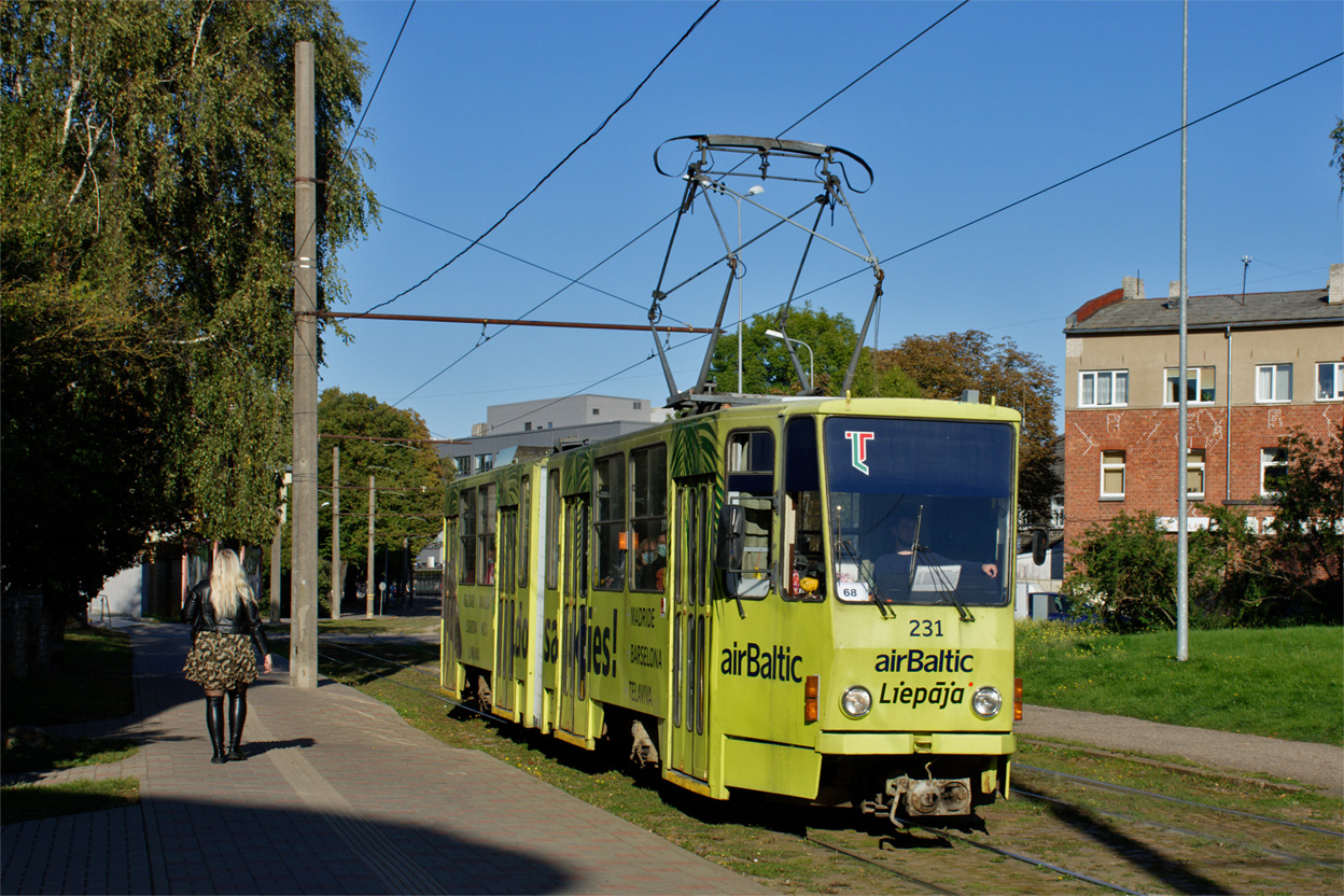 Лиепая, Tatra KT4SU № 231