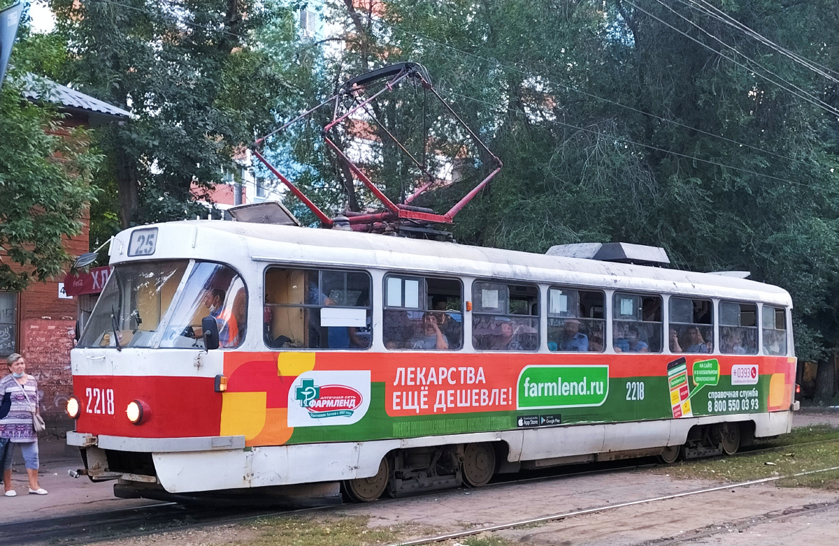 Самара, Tatra T3E № 2218