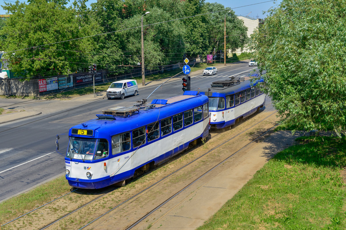 Рига, Tatra T3A № 30493