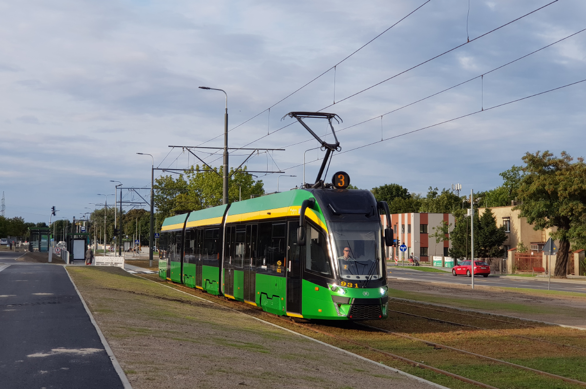 Poznań, Modertrans Moderus Gamma LF 03 AC BD № 931 Poznań, Modertrans Moderus Gamma LF 03 AC BD № 931