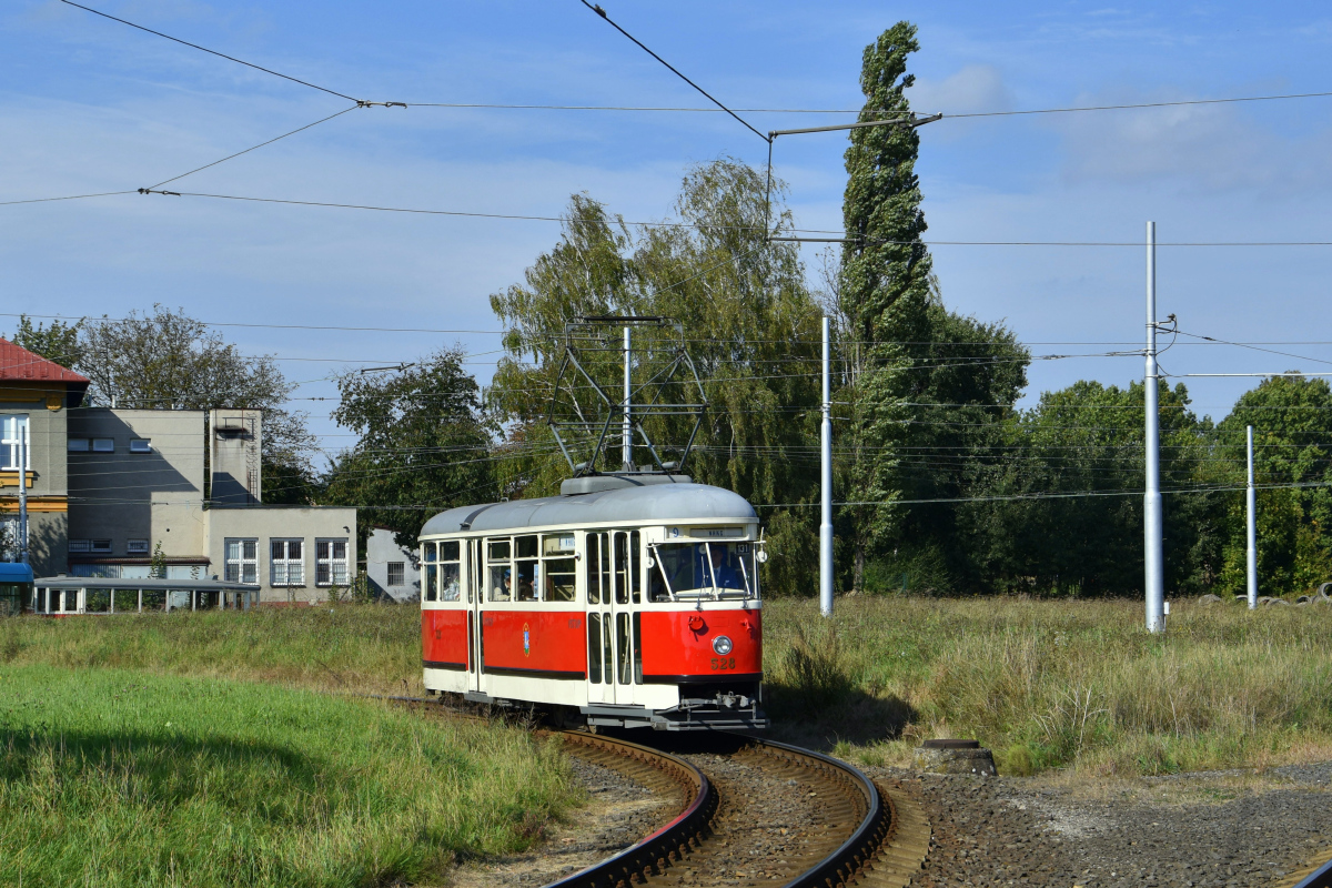 Ostrava, Tatra T1 Nr. 528; Ostrava — Ostrava public transport workers' day 2021