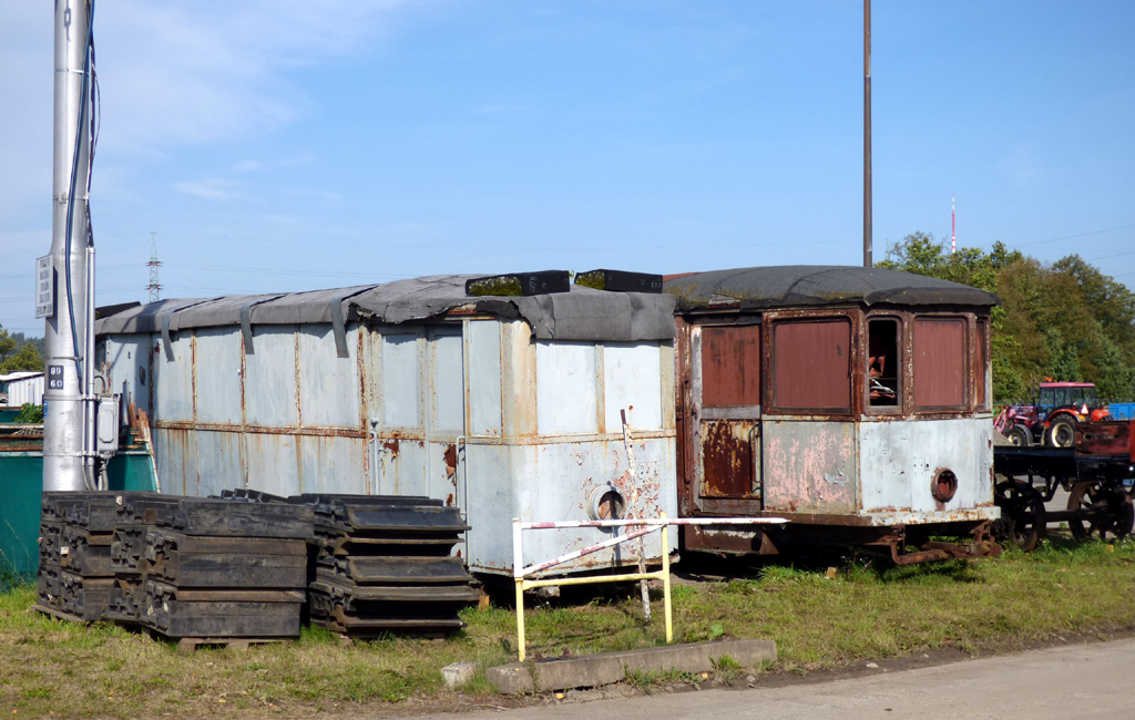 Ostrava, KPS 2-axle trailer car Br. 217; Ostrava — Ostrava public transport workers' day 2021