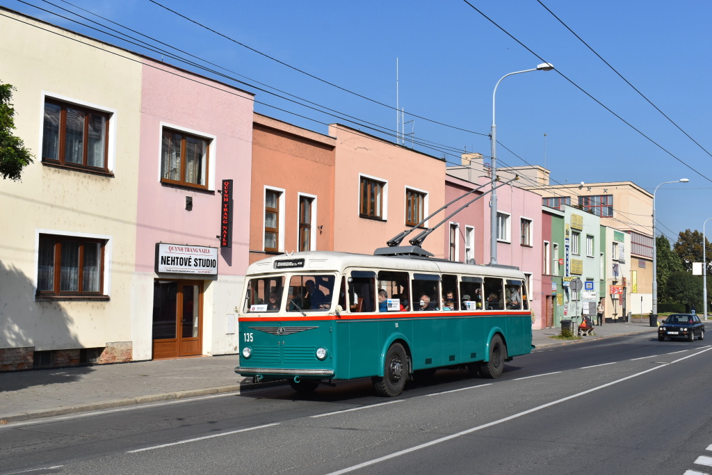 Брно, Škoda 6Tr2 № 135; Пльзень — Trolejbusové oslavy 80 let provozu a 85 let výroby / Празднование 80 лет эксплуатации троллейбусов и 85 лет производства