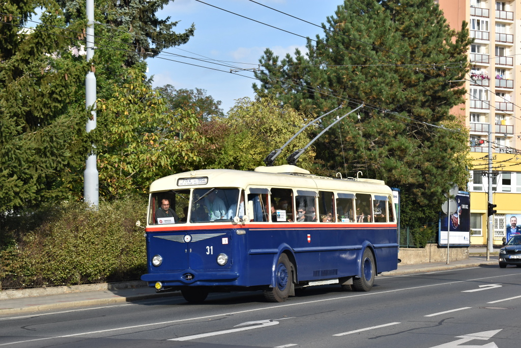 Брно, Škoda 7Tr4 № 31; Пльзень — Trolejbusové oslavy 80 let provozu a 85 let výroby / Празднование 80 лет эксплуатации троллейбусов и 85 лет производства