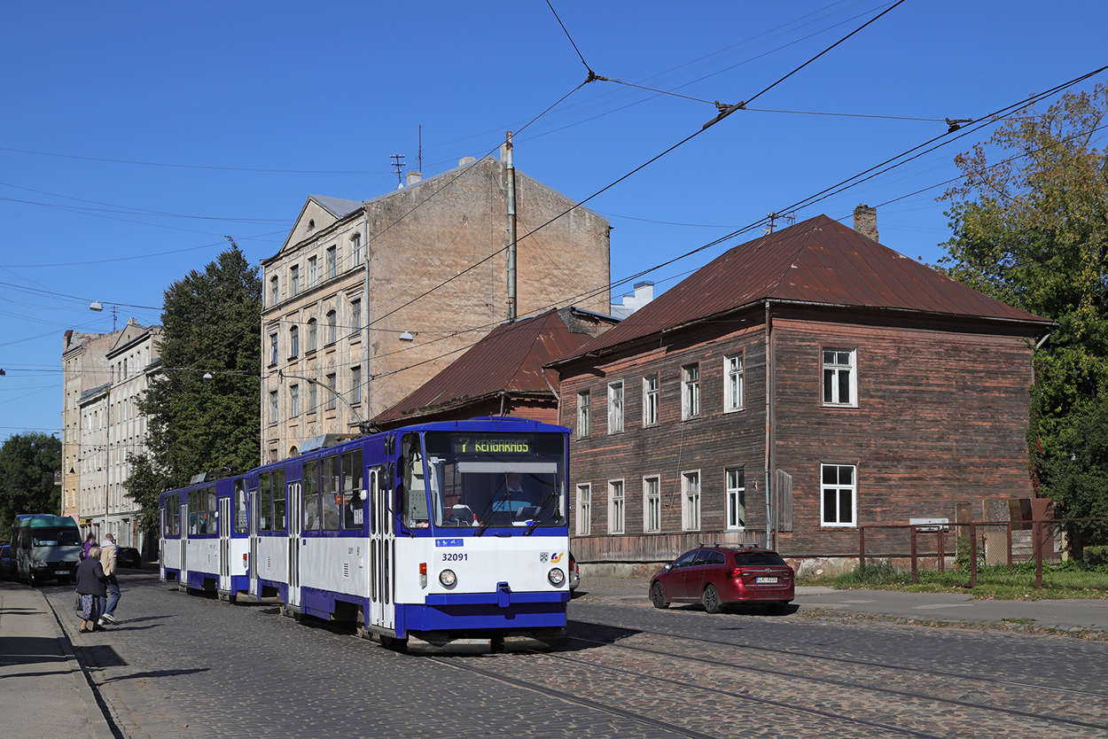 Рига, Tatra T6B5SU № 32091