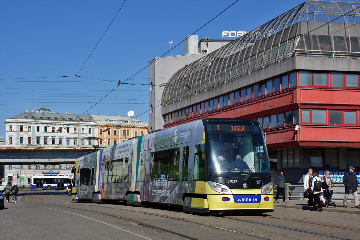 Рига, Škoda 15T ForCity Alfa Riga № 57027