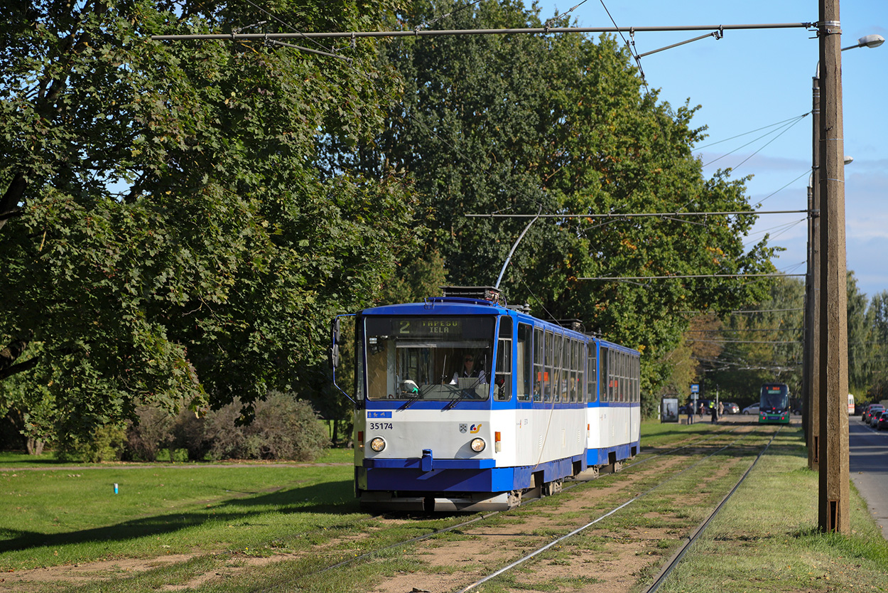 Рига, Tatra T3MR (T6B5-R) № 35174