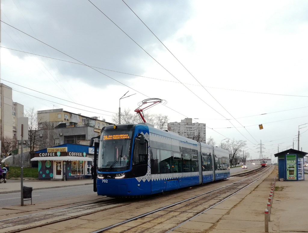 Киев, PESA 71-414К-2 (Fokstrot) № 702 Киев, PESA 71-414К-2 (Fokstrot) № 702