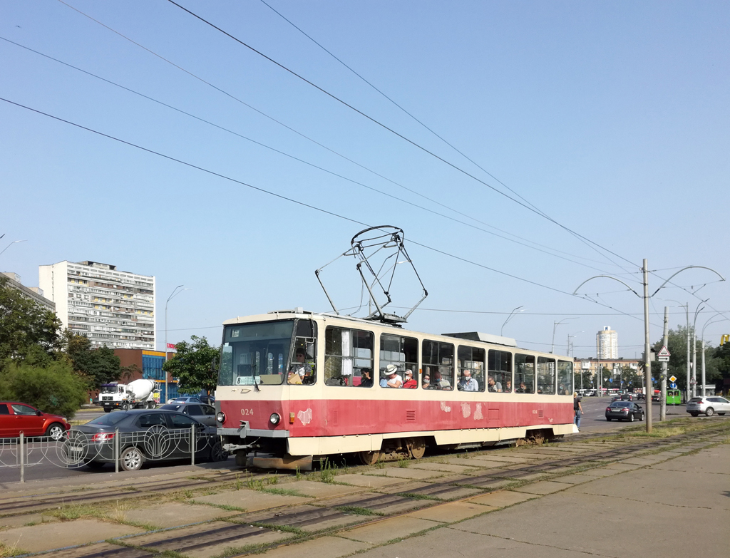 Киев, Tatra T6B5SU № 024