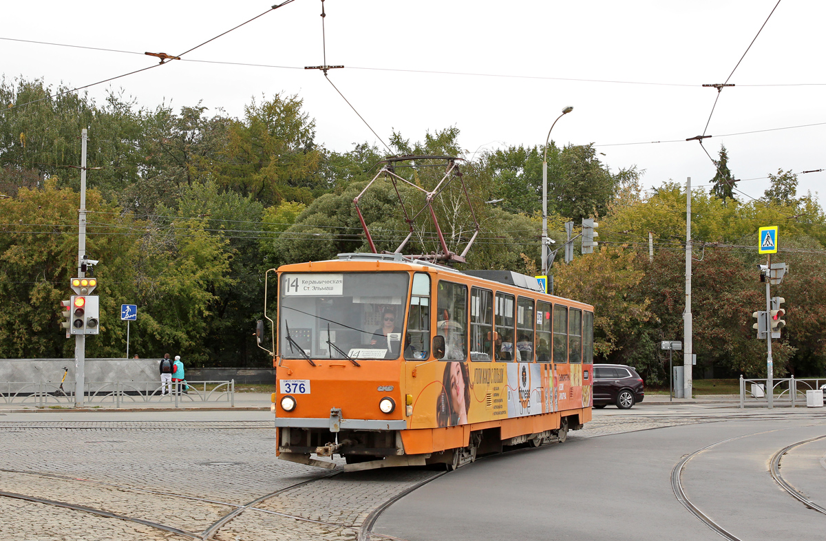 Екатеринбург, Tatra T6B5SU № 376