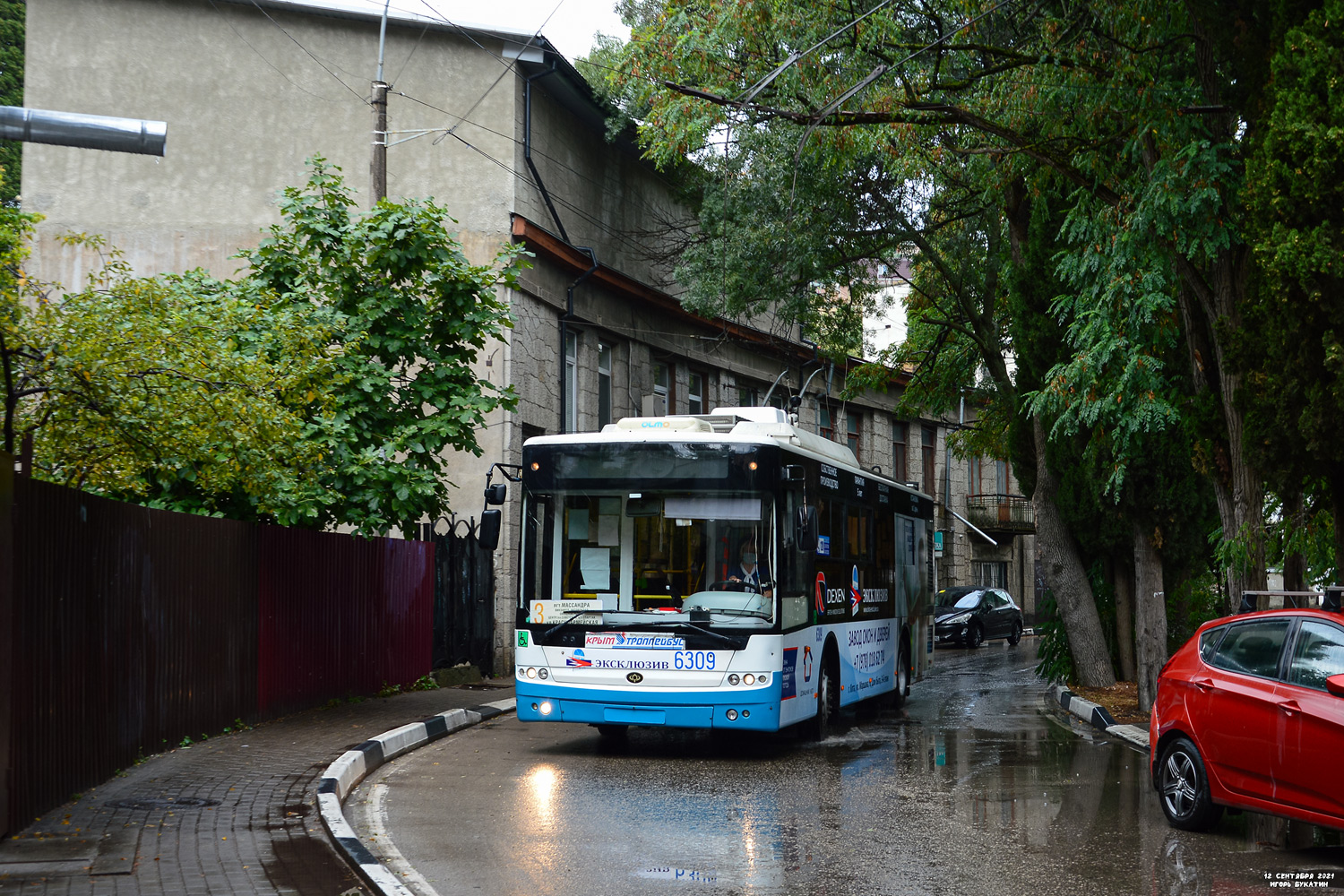 Крымский троллейбус, Богдан Т60111 № 6309