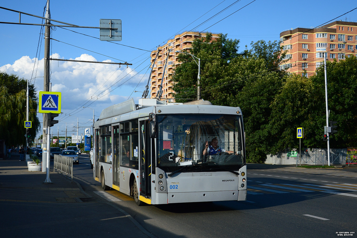 Краснодар, Тролза-5250 «Мегаполис» № 002