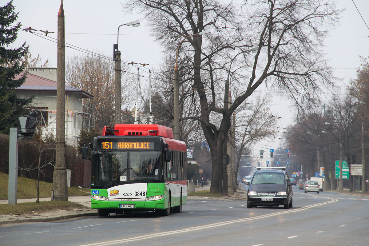 Lublin, Solaris Trollino III 12 Škoda č. 3848