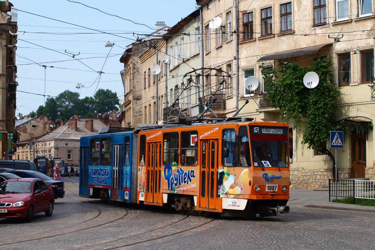 Львов, Tatra KT4SU № 1007