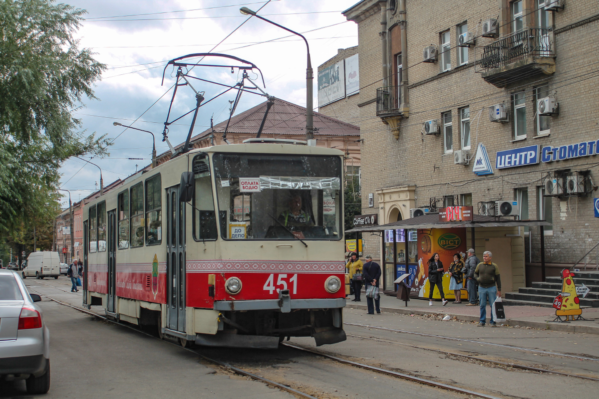 Saporischja, Tatra T6B5SU Nr. 451