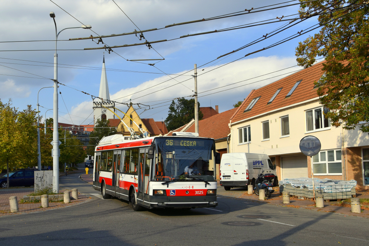 Брно, Škoda 21Tr № 3025