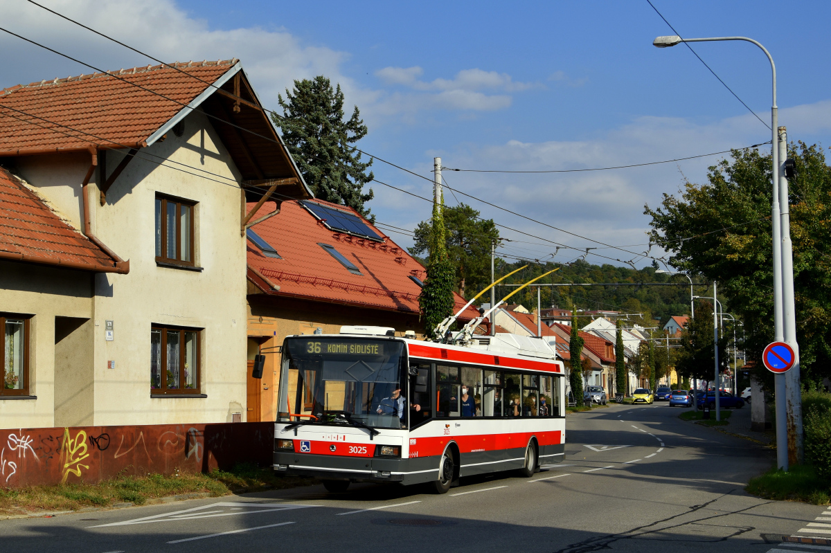 Брно, Škoda 21Tr № 3025