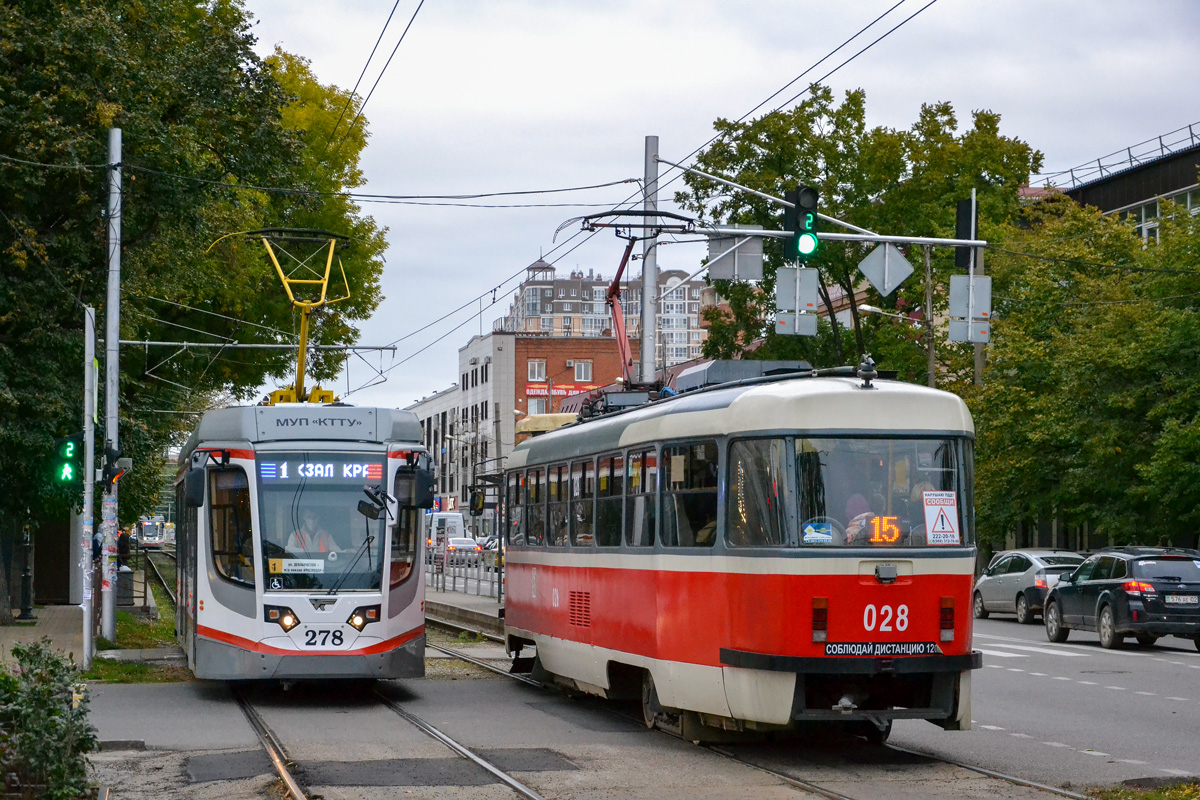 Krasnodar, 71-623-04 № 278; Krasnodar, Tatra T3SU GOH TMZ № 028