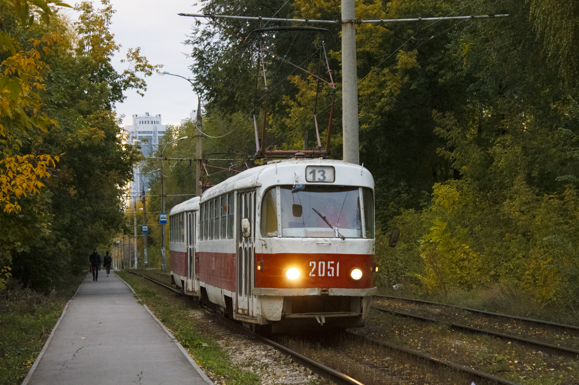 Самара, Tatra T3SU (двухдверная) № 2051