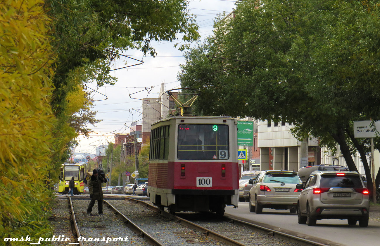 Омск, 71-605 (КТМ-5М3) № 100