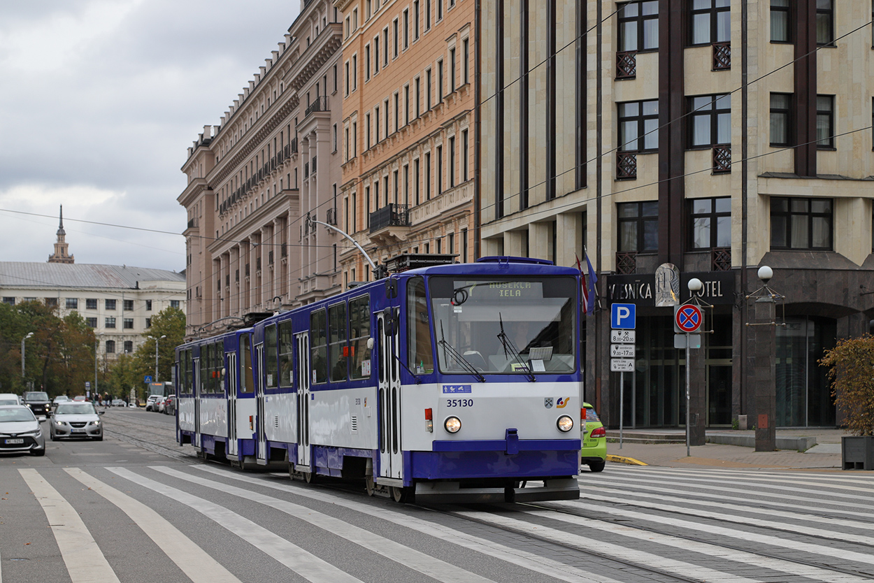Рига, Tatra T3MR (T6B5-R) № 35130