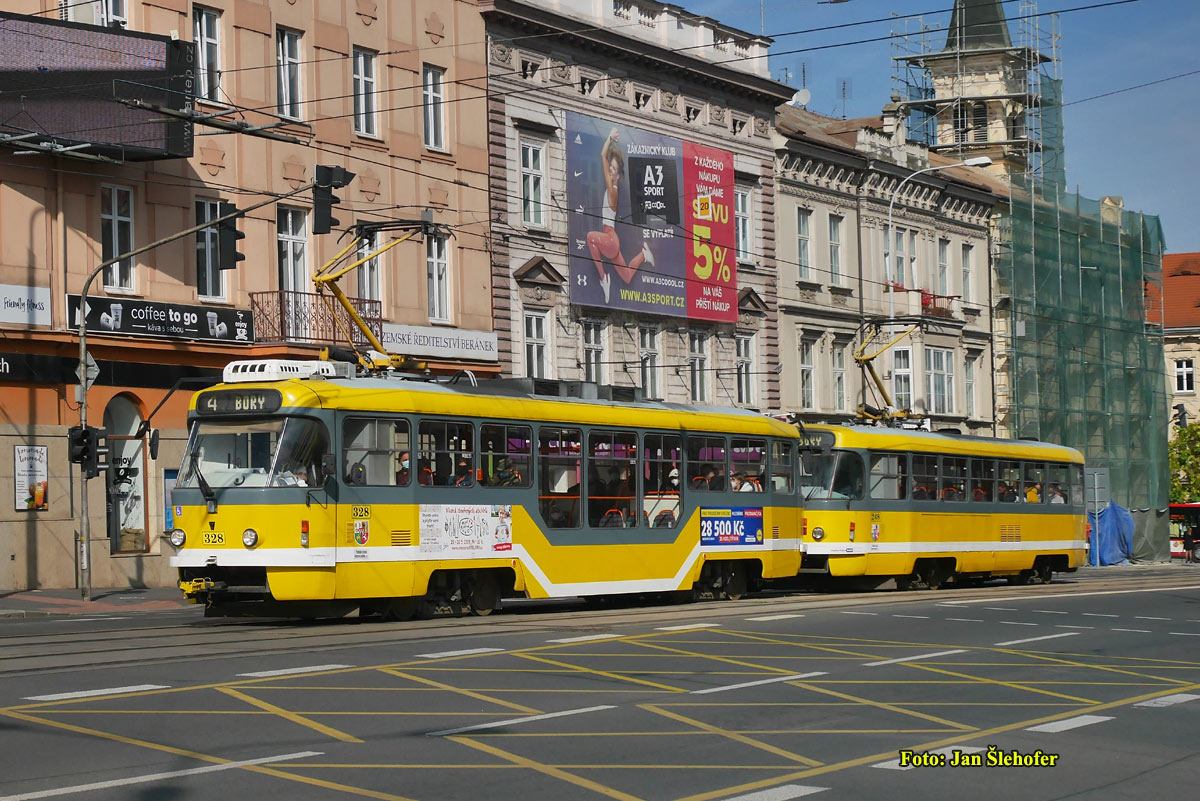 Plzeň, Tatra T3R.PLF — 328; Plzeň, Tatra T3R.P — 248