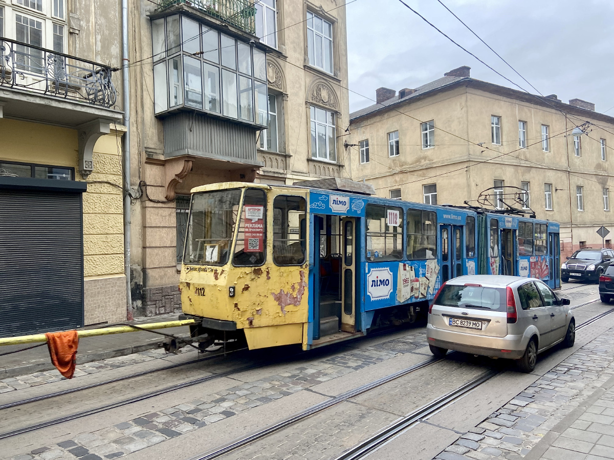 Львов, Tatra KT4SU № 1112