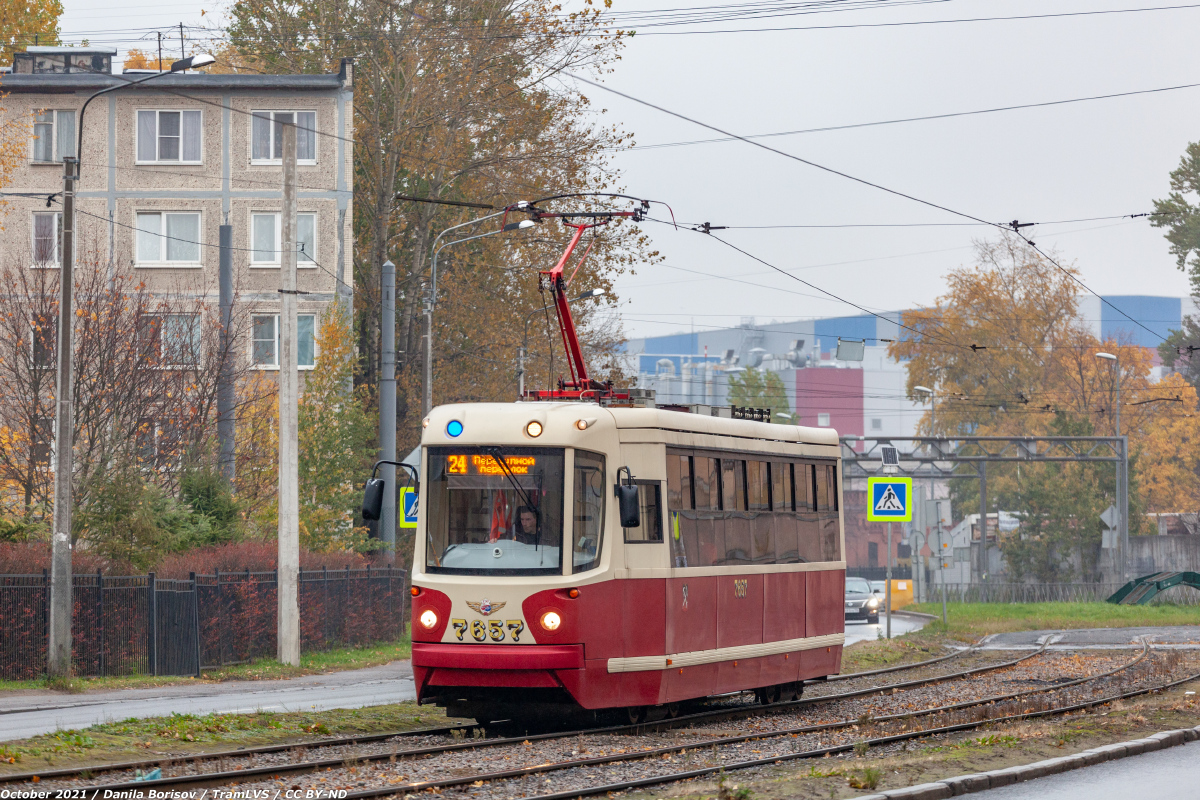 Санкт-Петербург, ЛМ-68М2 (мод. СПб ГЭТ) № 7657 Санкт-Петербург, ЛМ-68М2 (мод. СПб ГЭТ) № 7657