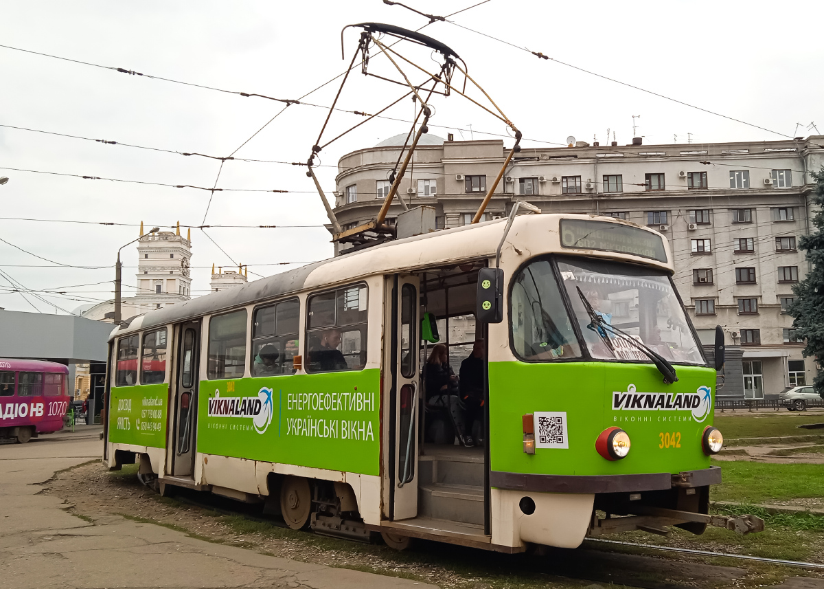 Харьков, Tatra T3SUCS № 3042