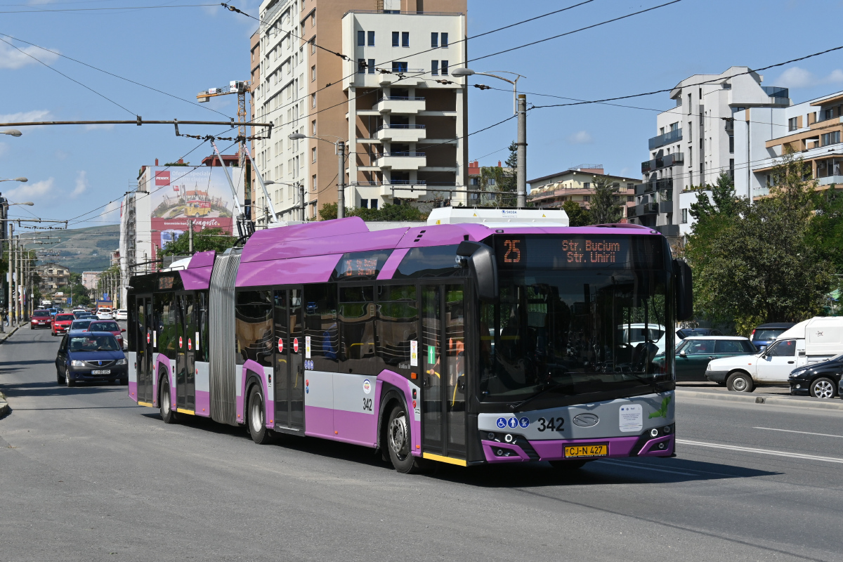Клуж-Напока, Solaris Trollino IV 18 Škoda № 342