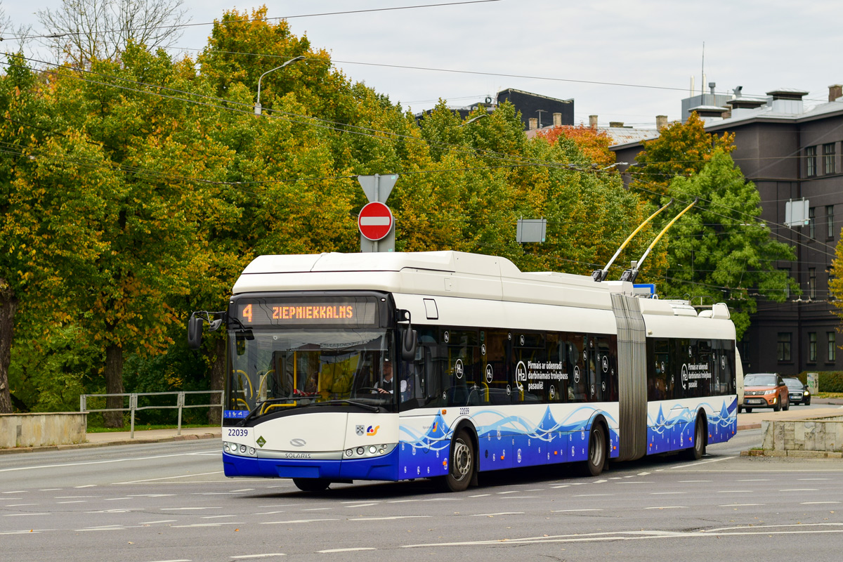 Рига, Solaris Trollino III 18,75 H2 № 22039