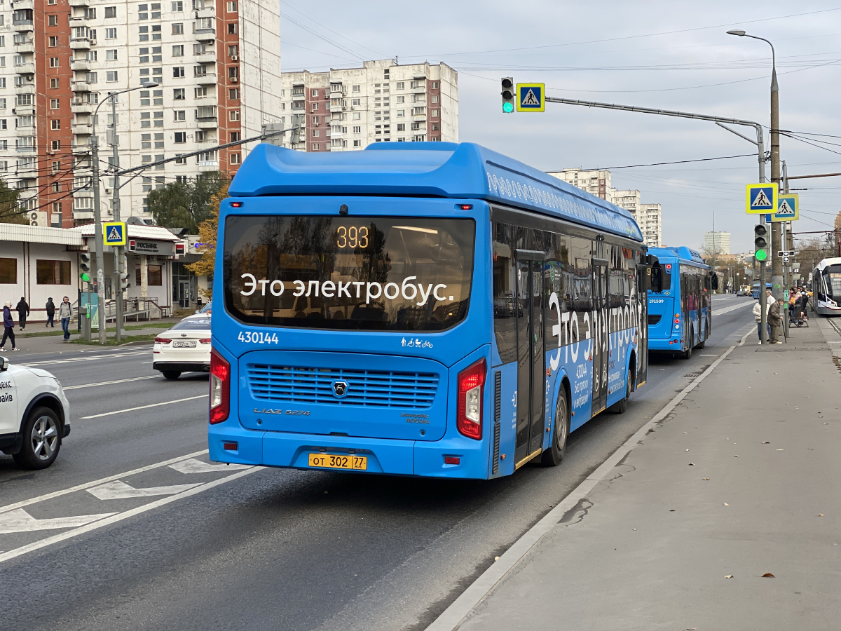 Москва, ЛиАЗ-6274 № 430144