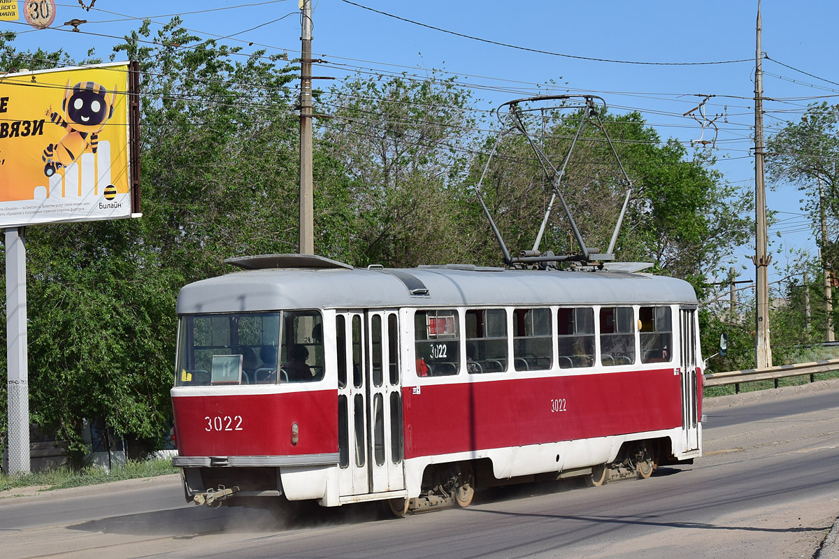 Volgograd, Tatra T3SU (2-door) Br. 3022