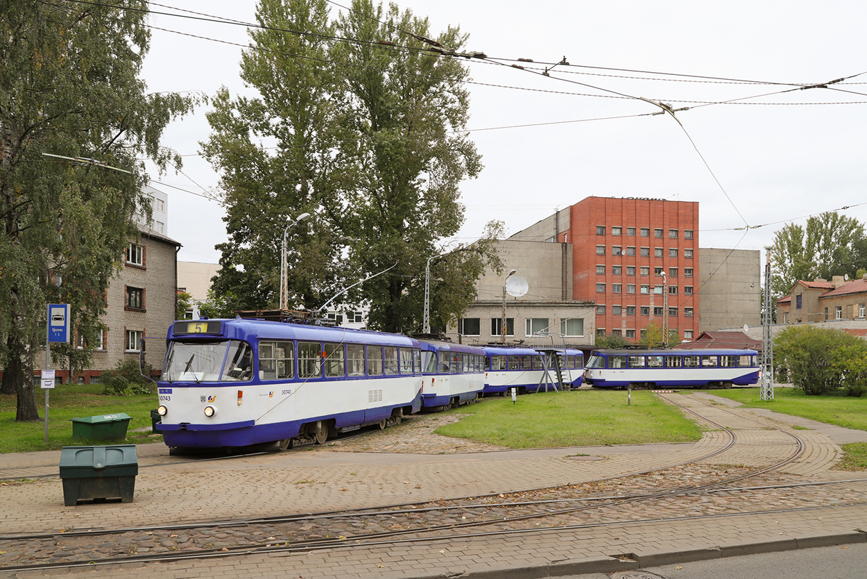 Рига, Tatra T3A № 30743