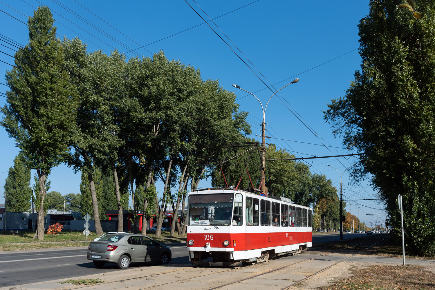 Lipetsk, Tatra T6B5SU № 105