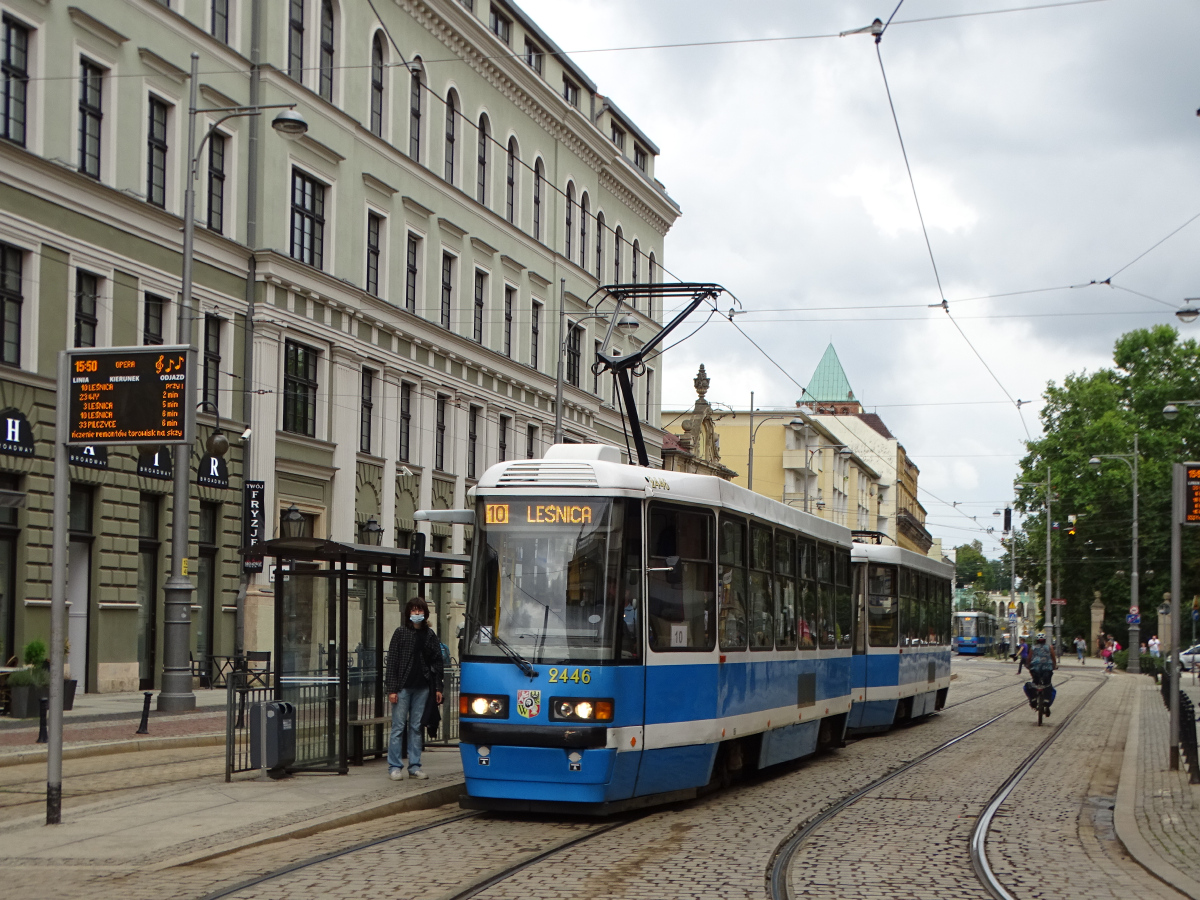 Вроцлав, Konstal 105NWr № 2446