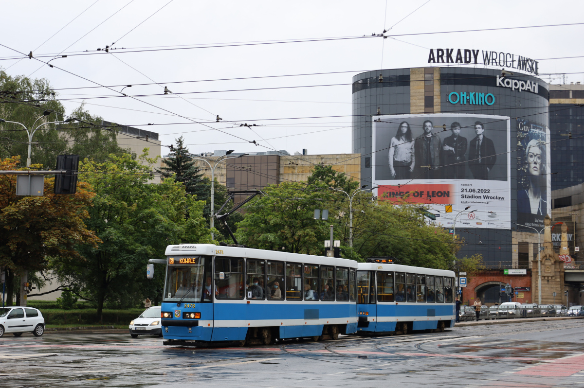 Вроцлав, Konstal 105NWr № 2478