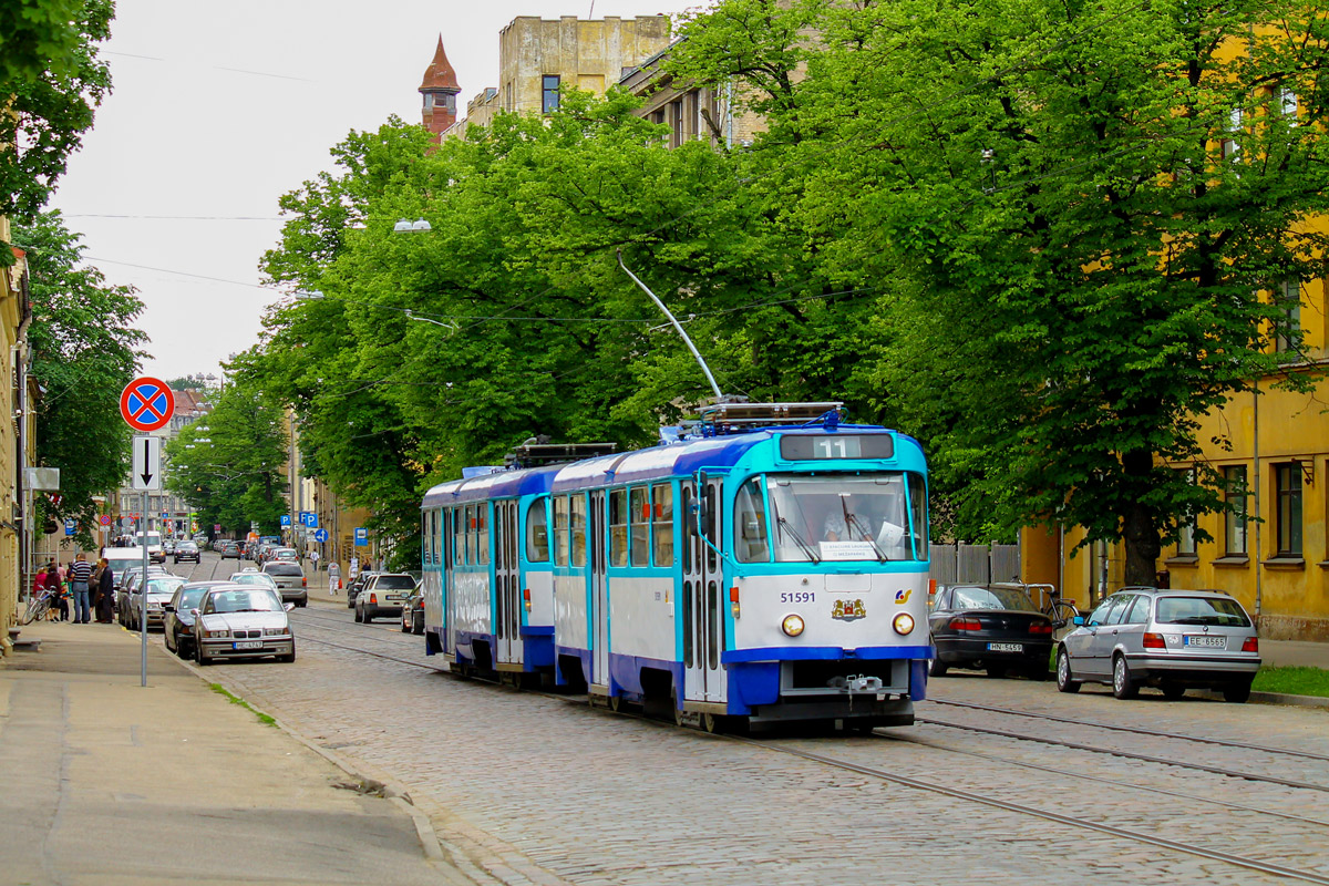 Рига, Tatra T3A № 51591